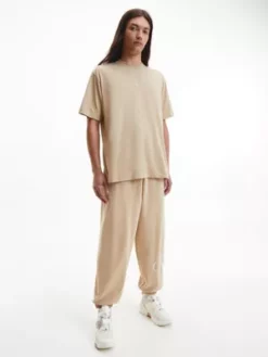 Calvin Klein Pantalon De Jogging Oversize Avec Monogramme -Pas Cher Calvin Klein Magasin J30J322482 PF2 alternate2