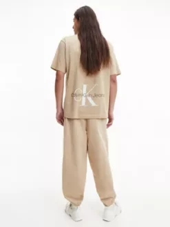 Calvin Klein Pantalon De Jogging Oversize Avec Monogramme -Pas Cher Calvin Klein Magasin J30J322482 PF2 alternate3