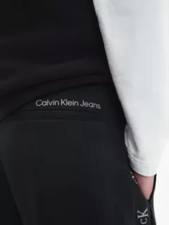 Calvin Klein Pantalon De Jogging Avec Logo Tape 12 Calvin Klein Pantalon De Jogging Avec Logo Tape -Pas Cher Calvin Klein Magasin J30J322489 BEH alternate4