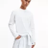 Calvin Klein T-shirt à Manches Longues Avec Logo Dans Le Dos -Pas Cher Calvin Klein Magasin J30J322512 YAF main