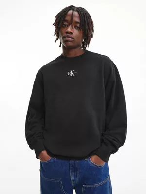 Calvin Klein Sweat-shirt Relaxed Avec Monogramme 3 Calvin Klein Sweat-shirt Relaxed Avec Monogramme