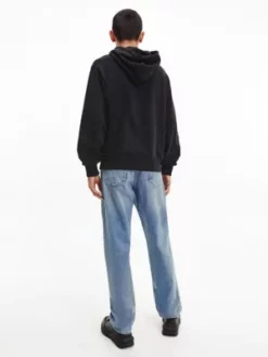 Calvin Klein Sweat-shirt à Capuche Avec Monogramme -Pas Cher Calvin Klein Magasin J30J322535 BEH alternate3