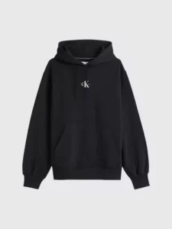 Calvin Klein Sweat-shirt à Capuche Avec Monogramme -Pas Cher Calvin Klein Magasin J30J322535 BEH alternate5