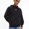 Calvin Klein Sweat-shirt à Capuche Avec Monogramme -Pas Cher Calvin Klein Magasin J30J322535 BEH main