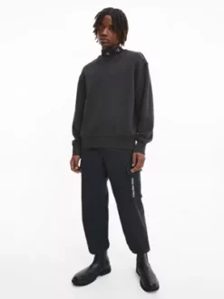 Calvin Klein Sweat Relaxed Avec Logo Au Col -Pas Cher Calvin Klein Magasin J30J322538 BEH alternate2