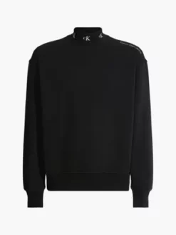 Calvin Klein Sweat Relaxed Avec Logo Au Col -Pas Cher Calvin Klein Magasin J30J322538 BEH alternate5