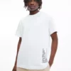 Calvin Klein T-shirt Relaxed Avec Imprimé Photo -Pas Cher Calvin Klein Magasin J30J322613 YAF main