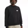 Calvin Klein Sweat En Coton Recyclé Avec Insigne -Pas Cher Calvin Klein Magasin J30J322625 BEH main