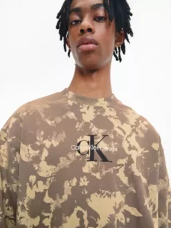 Calvin Klein Sweat Oversize Camouflage -Pas Cher Calvin Klein Magasin J30J322705 0F4 alternate4