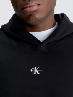Calvin Klein Sweat à Capuche Grande Taille Avec Monogramme 9 Calvin Klein Sweat à Capuche Grande Taille Avec Monogramme -Pas Cher Calvin Klein Magasin J30J322717 BEH alternate2