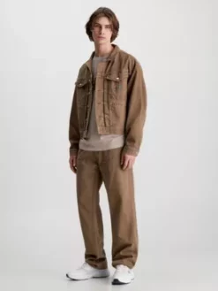 Calvin Klein Veste Oversize En Denim Recyclé -Pas Cher Calvin Klein Magasin J30J322763 1BJ alternate3