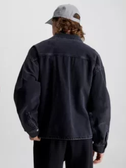 Calvin Klein Chemise Relaxed En Jean -Pas Cher Calvin Klein Magasin J30J322772 1BY alternate2