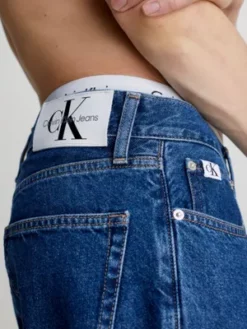 Calvin Klein Jean Straight Authentique -Pas Cher Calvin Klein Magasin J30J322795 1BJ alternate2