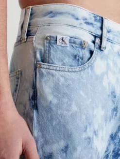 Calvin Klein Jean Dad Décoloré -Pas Cher Calvin Klein Magasin J30J322828 1A4 alternate2