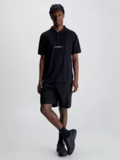 Calvin Klein Polo Relaxed Avec Logo -Pas Cher Calvin Klein Magasin J30J322853 BEH alternate3