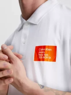 Calvin Klein Polo Avec Insigne -Pas Cher Calvin Klein Magasin J30J322854 YAF alternate2