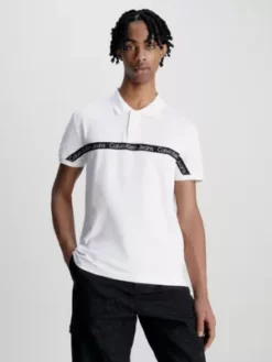 Calvin Klein Polo Avec Logo Tape
