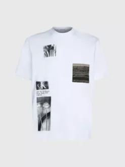 Calvin Klein T-shirt Relaxed Avec Motif Photo -Pas Cher Calvin Klein Magasin J30J322868 YAF alternate4