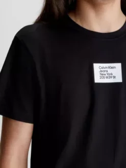 Calvin Klein T-shirt Avec Insigne -Pas Cher Calvin Klein Magasin J30J322879 BEH alternate3