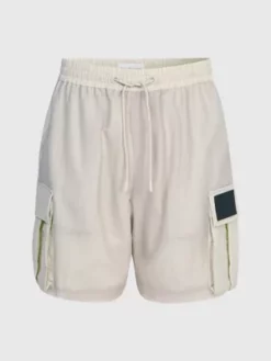 Calvin Klein Short Cargo Relaxed En Maille Et Nylon 11 Calvin Klein Short Cargo Relaxed En Maille Et Nylon -Pas Cher Calvin Klein Magasin J30J322911 ACI alternate4