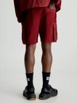 Calvin Klein Short Cargo Relaxed En Maille Et Nylon 8 Calvin Klein Short Cargo Relaxed En Maille Et Nylon -Pas Cher Calvin Klein Magasin J30J322911 GNK alternate1