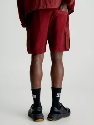 Calvin Klein Short Cargo Relaxed En Maille Et Nylon 4 Calvin Klein Short Cargo Relaxed En Maille Et Nylon â Image 2