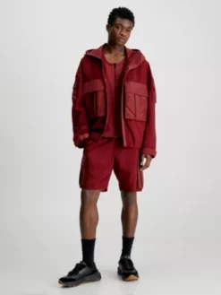 Calvin Klein Short Cargo Relaxed En Maille Et Nylon 10 Calvin Klein Short Cargo Relaxed En Maille Et Nylon -Pas Cher Calvin Klein Magasin J30J322911 GNK alternate3