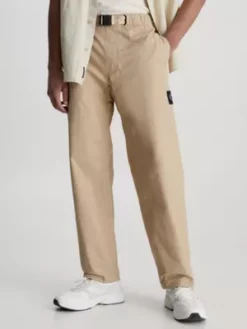 Calvin Klein Chino Utilitaire Droit Avec Ceinture