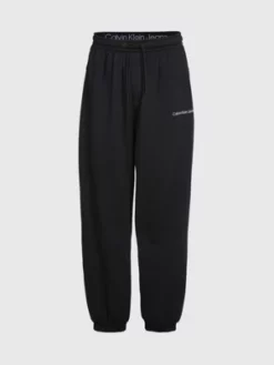 Calvin Klein Pantalon De Jogging Relaxed En Coton -Pas Cher Calvin Klein Magasin J30J322925 BEH alternate5
