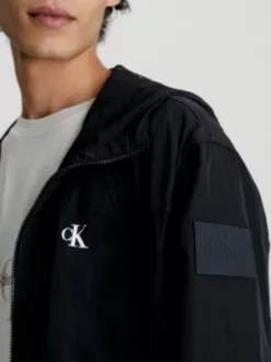 Calvin Klein Coupe-vent à Capuche En Nylon Recyclé -Pas Cher Calvin Klein Magasin J30J322934 BEH alternate3