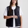 Calvin Klein Gilet Relaxed En Maille Et Nylon 2 Calvin Klein Gilet Relaxed En Maille Et Nylon -Pas Cher Calvin Klein Magasin J30J322935 BEH main