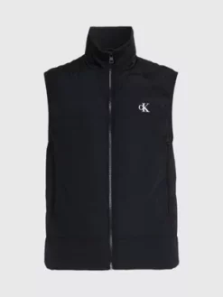 Calvin Klein Veste Sans Manches Rembourrée En Nylon Recyclé -Pas Cher Calvin Klein Magasin J30J322940 BEH alternate5