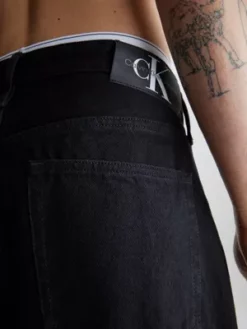 Calvin Klein Jean Wide Leg -Pas Cher Calvin Klein Magasin J30J322985 1BY alternate3