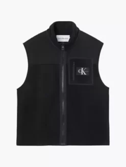 Calvin Klein Veste En Polaire De Polyester Recyclé 11 Calvin Klein Veste En Polaire De Polyester Recyclé -Pas Cher Calvin Klein Magasin J30J323022 BEH alternate4