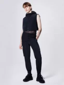 Calvin Klein Pantalon Cargo En Nylon Brillant -Pas Cher Calvin Klein Magasin J30J323050 BEH alternate3