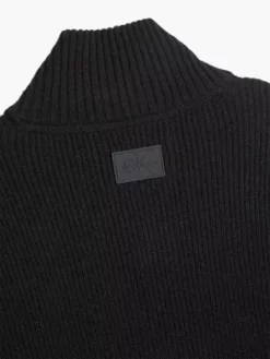 Calvin Klein Pull Relaxed En Laine Style Harnais -Pas Cher Calvin Klein Magasin J30J323056 BEH alternate6