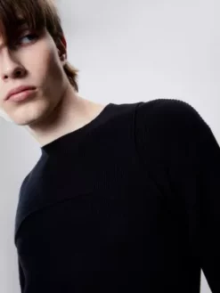 Calvin Klein Pull Slim Avec Détail Harnais 11 Calvin Klein Pull Slim Avec Détail Harnais -Pas Cher Calvin Klein Magasin J30J323059 BEH alternate2