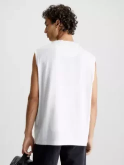 Calvin Klein Débardeur Relaxed En Coton Bio -Pas Cher Calvin Klein Magasin J30J323146 YAF alternate2