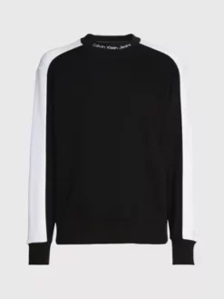 Calvin Klein Sweat-shirt Color-block -Pas Cher Calvin Klein Magasin J30J323158 BEH alternate4