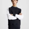 Calvin Klein Sweat-shirt Color-block -Pas Cher Calvin Klein Magasin J30J323158 BEH main