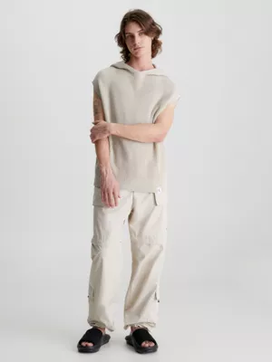 Calvin Klein Pull à Capuche Relaxed Sans Manches 7 Calvin Klein Pull à Capuche Relaxed Sans Manches – Image 5