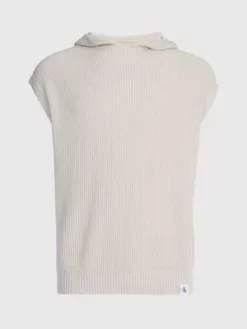 Calvin Klein Pull à Capuche Relaxed Sans Manches 13 Calvin Klein Pull à Capuche Relaxed Sans Manches -Pas Cher Calvin Klein Magasin J30J323171 ACI alternate5