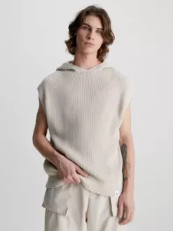 Calvin Klein Pull à Capuche Relaxed Sans Manches