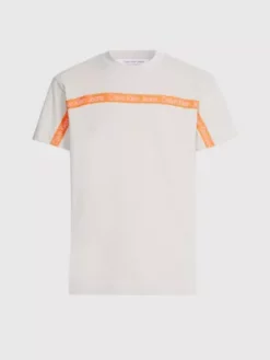 Calvin Klein T-shirt Avec Logo Tape 13 Calvin Klein T-shirt Avec Logo Tape -Pas Cher Calvin Klein Magasin J30J323253 ACI alternate5