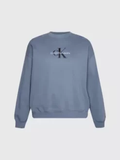 Calvin Klein Sweat-shirt Grande Taille Avec Monogramme -Pas Cher Calvin Klein Magasin J30J323283 PN6 alternate4