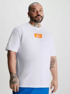 Calvin Klein T-shirt Grande Taille Avec Insigne