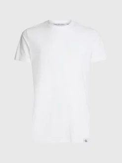 Calvin Klein T-shirt Slim Avec étiquette Logo -Pas Cher Calvin Klein Magasin J30J323294 YAF alternate5