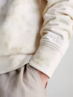 Calvin Klein Sweat-shirt Tie Dye Avec Monogramme -Pas Cher Calvin Klein Magasin J30J323297 0LA alternate2