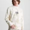 Calvin Klein Sweat-shirt Tie Dye Avec Monogramme