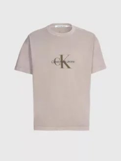 Calvin Klein T-shirt Relaxed Avec Monogramme -Pas Cher Calvin Klein Magasin J30J323306 PE5 alternate4